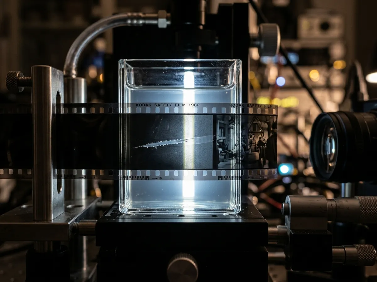 35mm Film Scratch Mitigation under macro lens