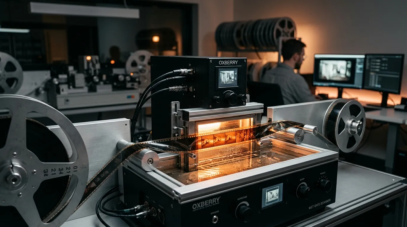 Optical Liquid Wet Gate Film Scanner
